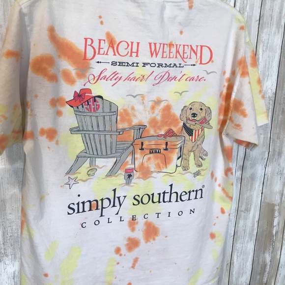 Simply Southern Tops - Simply Southern tie dye tee
